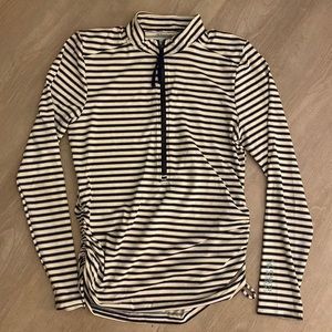 Like new Carve design navy blue striped rashguard size Medium